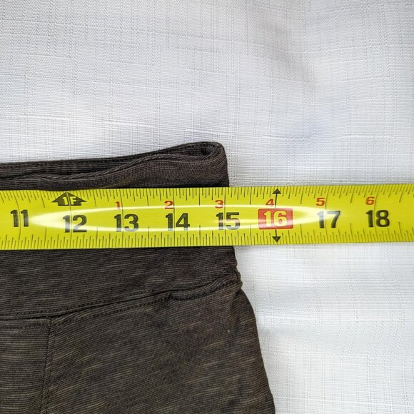 Horny Toad Women's Brown Scallop Ruffle Hem Tencel‎ Lyocell Organic Cotton Skirt - Picture 3 of 6